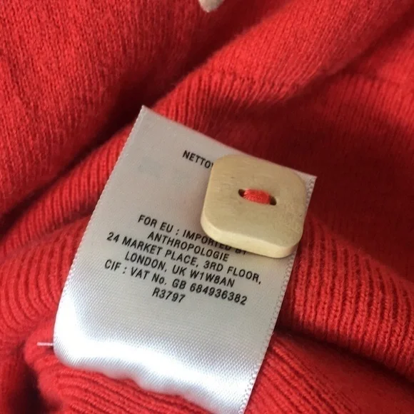 Anthropologie, burnt orange, size M, EUC. - Picture 7 of 8